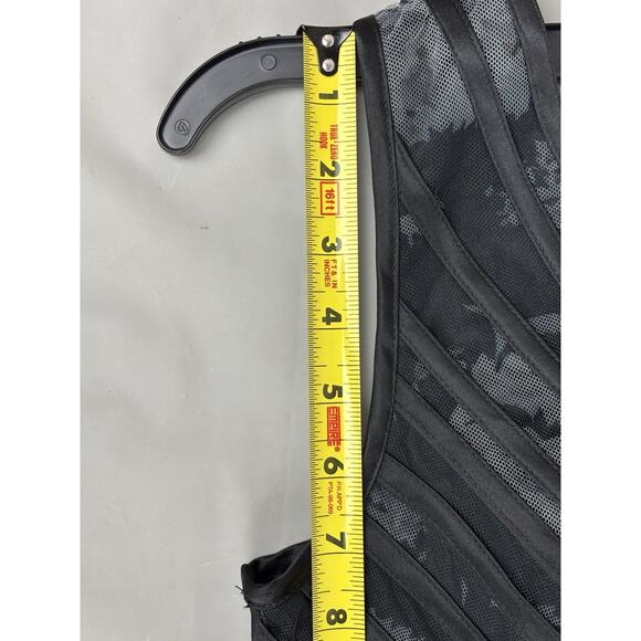 Mgiacy Dark Floral Tulle Midi Dress Size S Whimsigoth Fairy Grunge Dark Romantic - Picture 9 of 16